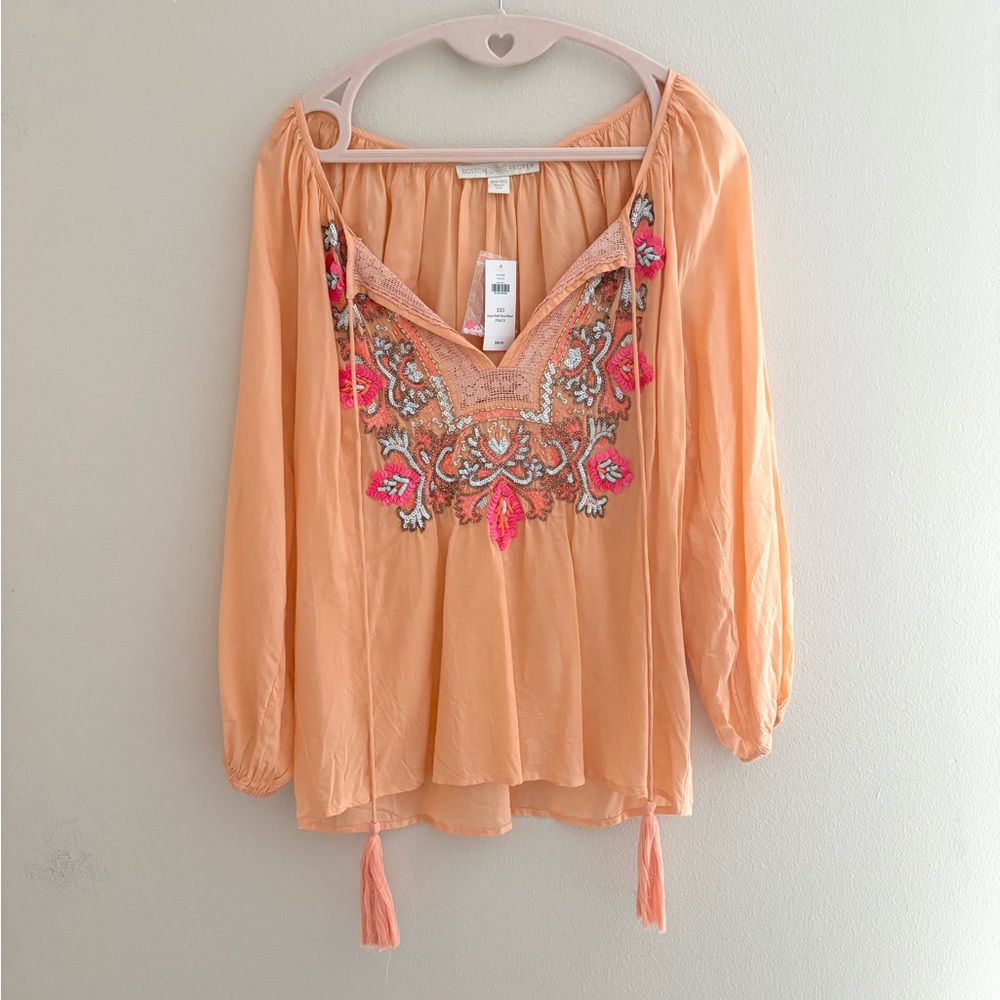 5/$20 MUST BUNDLE NWT Boston Proper Blouse - Picture 2 of 7